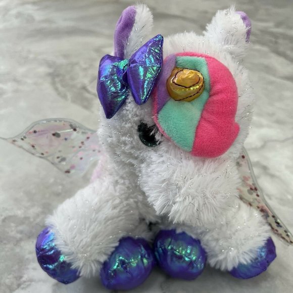 Barbie Dreamtopia Kiss & Care Unicorn Plush Stuffed Toy Sounds Work - Picture 1 of 8